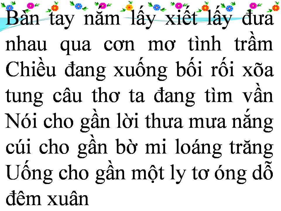 Lời bài hát CHO EM NGÀY NẮNG XANH