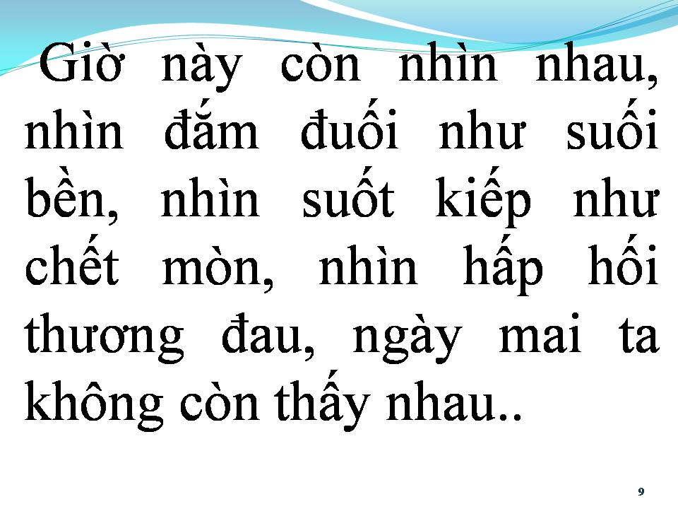 Lời bài hát CHO LẦN CUỐI