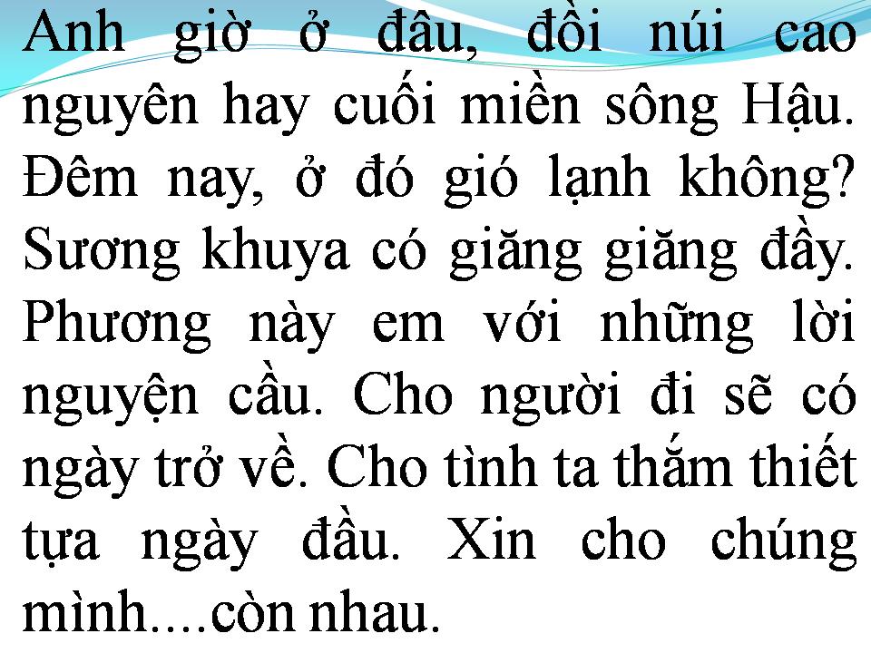 Lời bài hát CHO NGƯỜI VÀO CUỘC CHIẾN