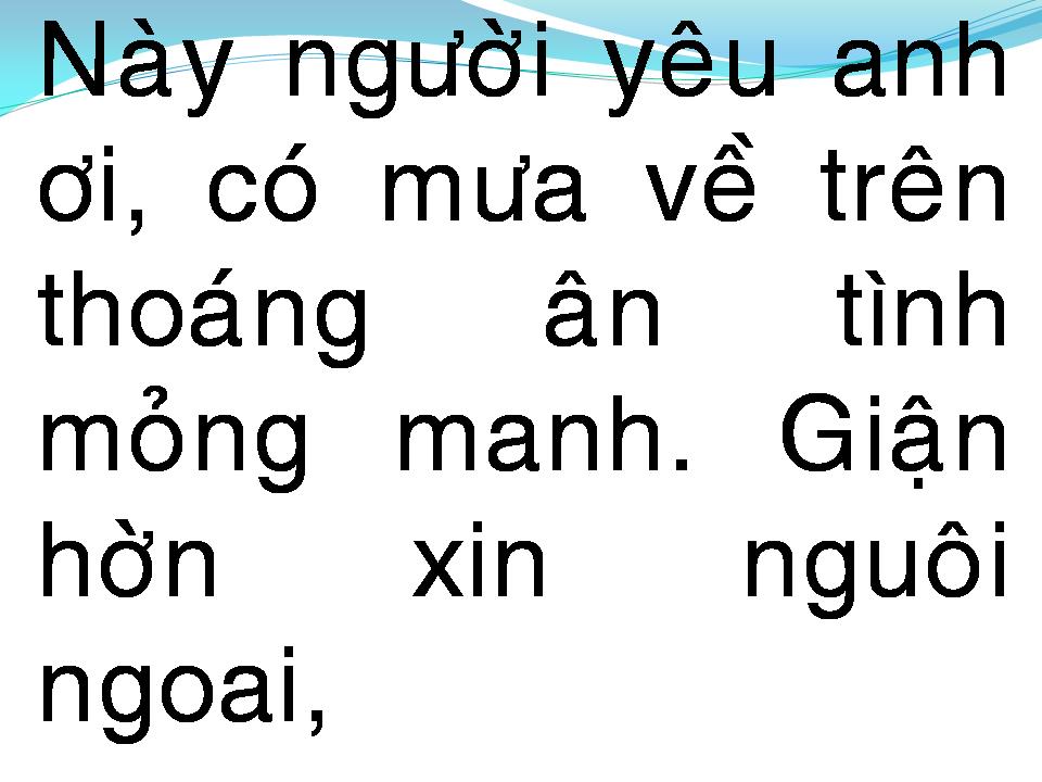 Lời bài hát CHO NHAU NGÀN SAU