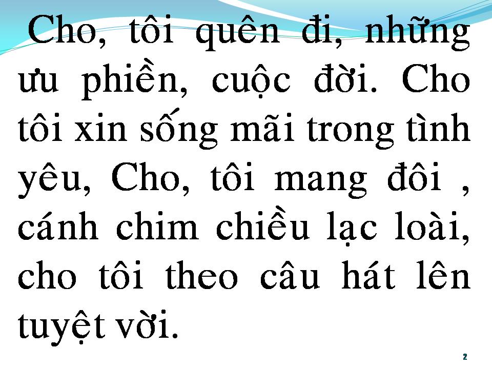 Lời bài hát CHO QUÊN THÚ ĐAU THƯƠNG