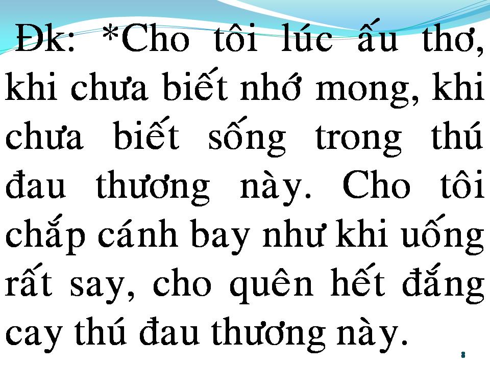 Lời bài hát CHO QUÊN THÚ ĐAU THƯƠNG
