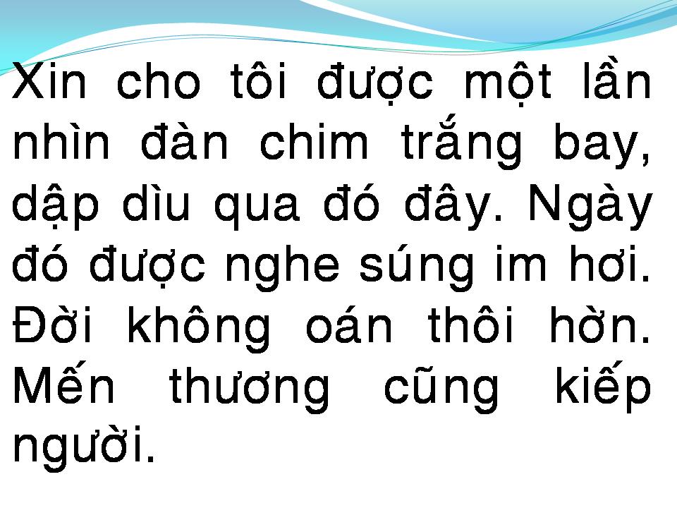 Lời bài hát CHO TÔI ĐƯỢC MỘT LẦN