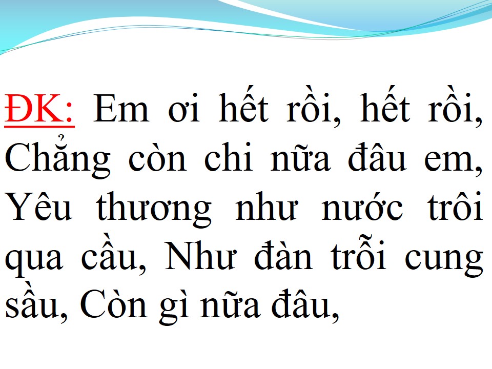 Lời bài hát CHO VỪA LÒNG EM