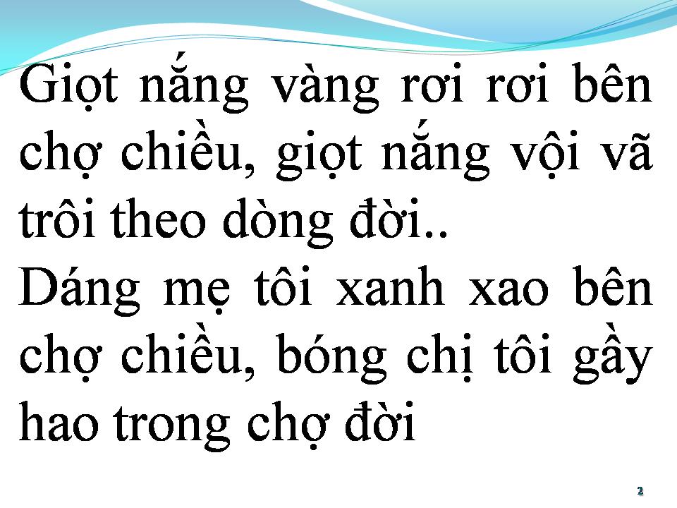 Lời bài hát CHỢ ĐỜI