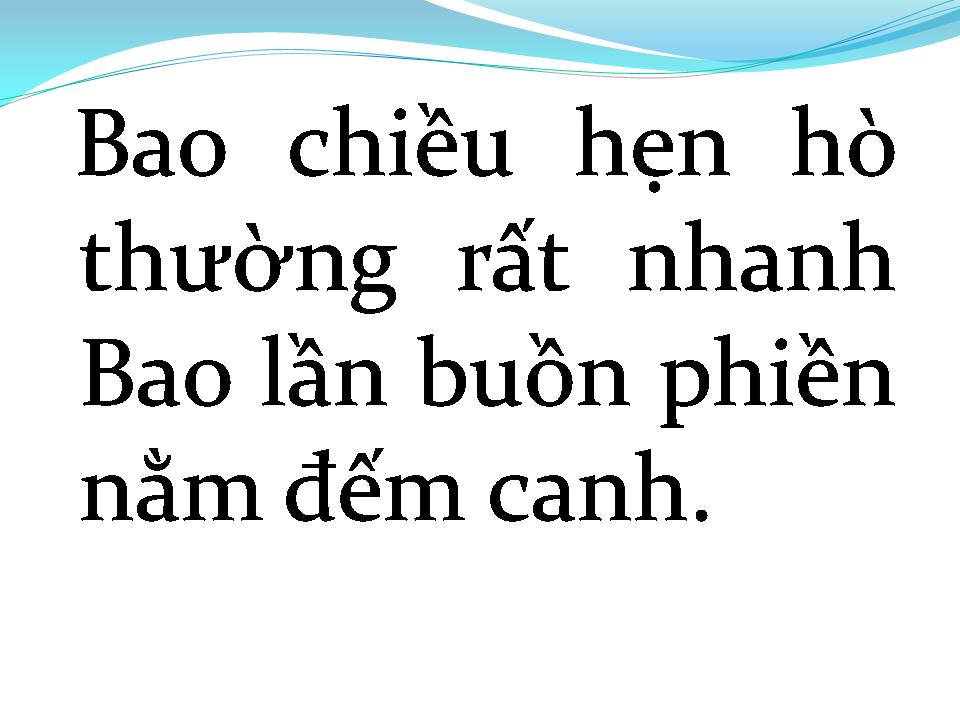 Lời bài hát CHỜ EM NƠI THỀM TRĂNG