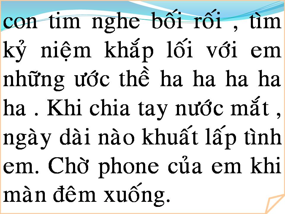 Lời bài hát CHỜ PHONE CỦA EM