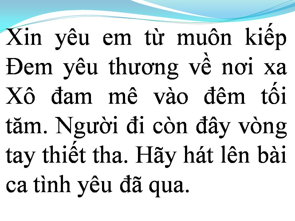 Lời bài hát CHỜ TRÊN THÁNG NĂM