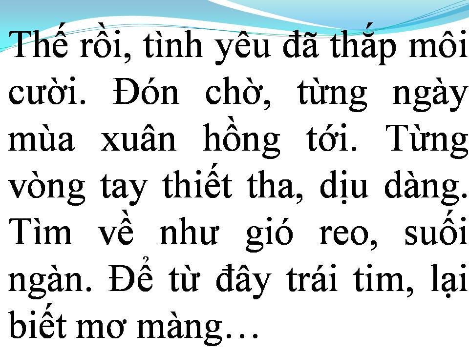 Lời bài hát CHỢT NHƯ NĂM MƯỜI TÁM