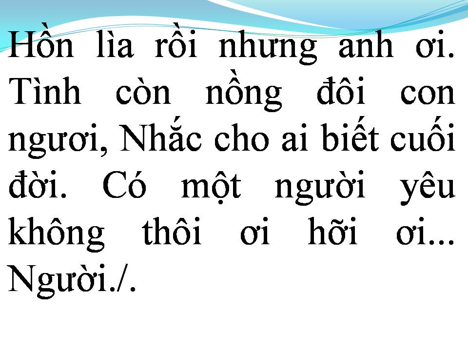 Lời bài hát CHỦ NHẬT BUỒN
