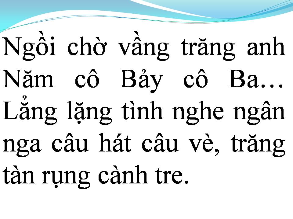 Lời bài hát CHUNG VẦNG TRĂNG ĐỢI
