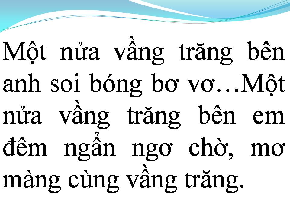Lời bài hát CHUNG VẦNG TRĂNG ĐỢI