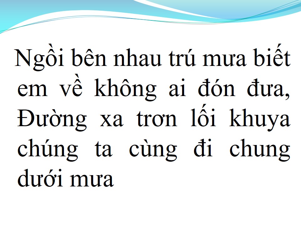 Lời bài hát CHÚT KỶ NIỆM BUỒN