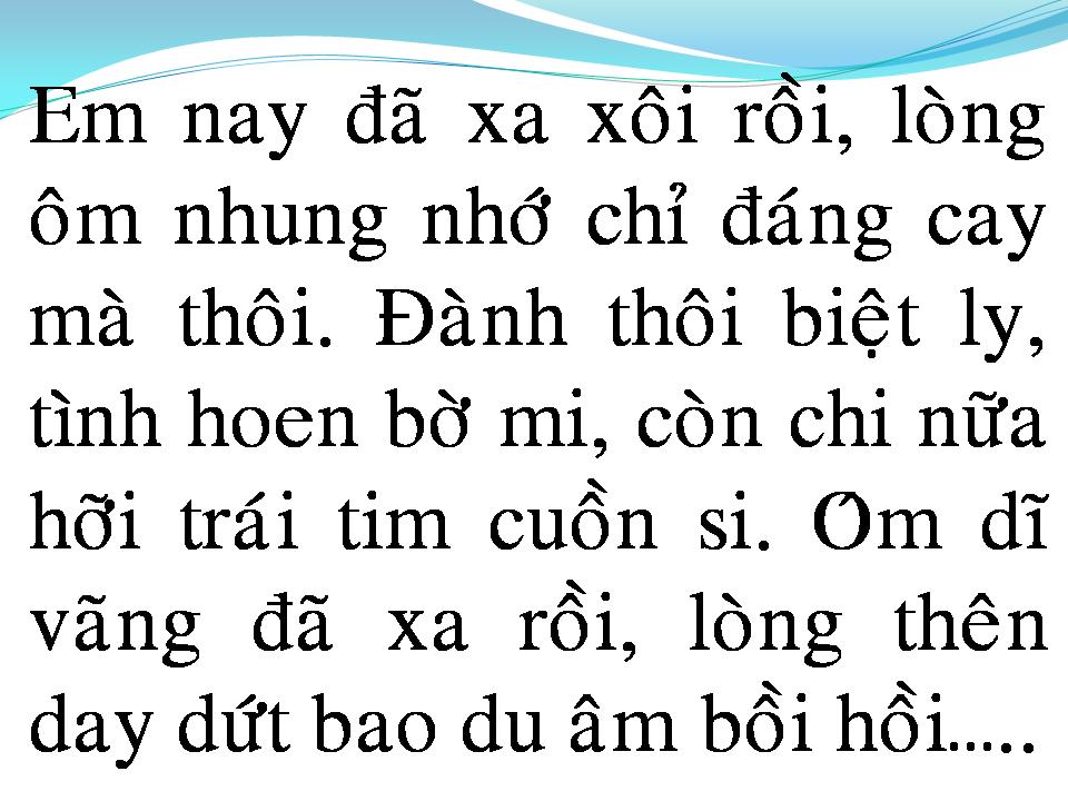 Lời bài hát CHÚT TÌNH THƠ NGÂY