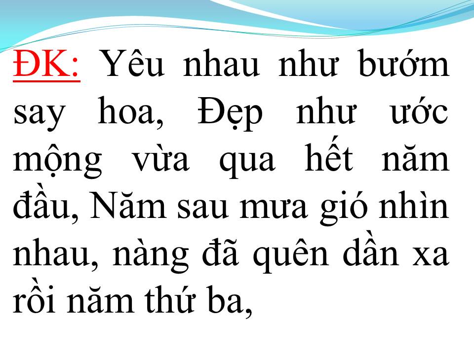 Lời bài hát CHUYỆN BA MÙA MƯA