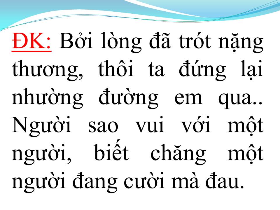 Lời bài hát CHUYỆN BA NGƯỜI