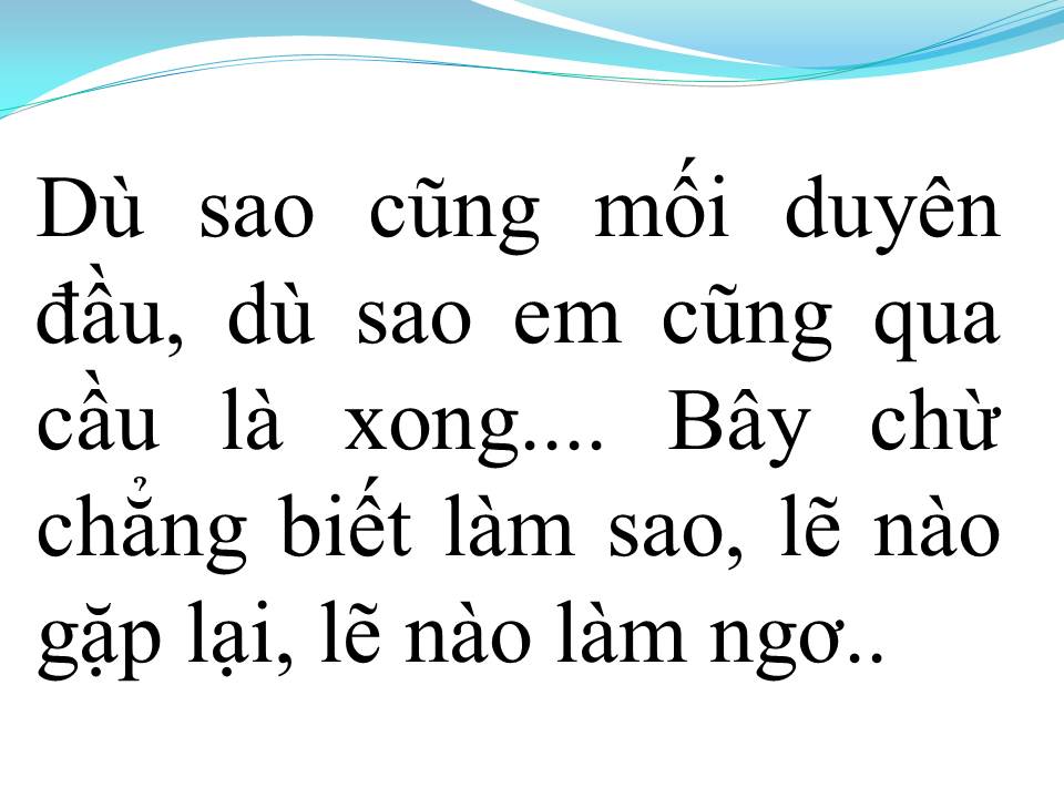 Lời bài hát CHUYỆN BA NGƯỜI