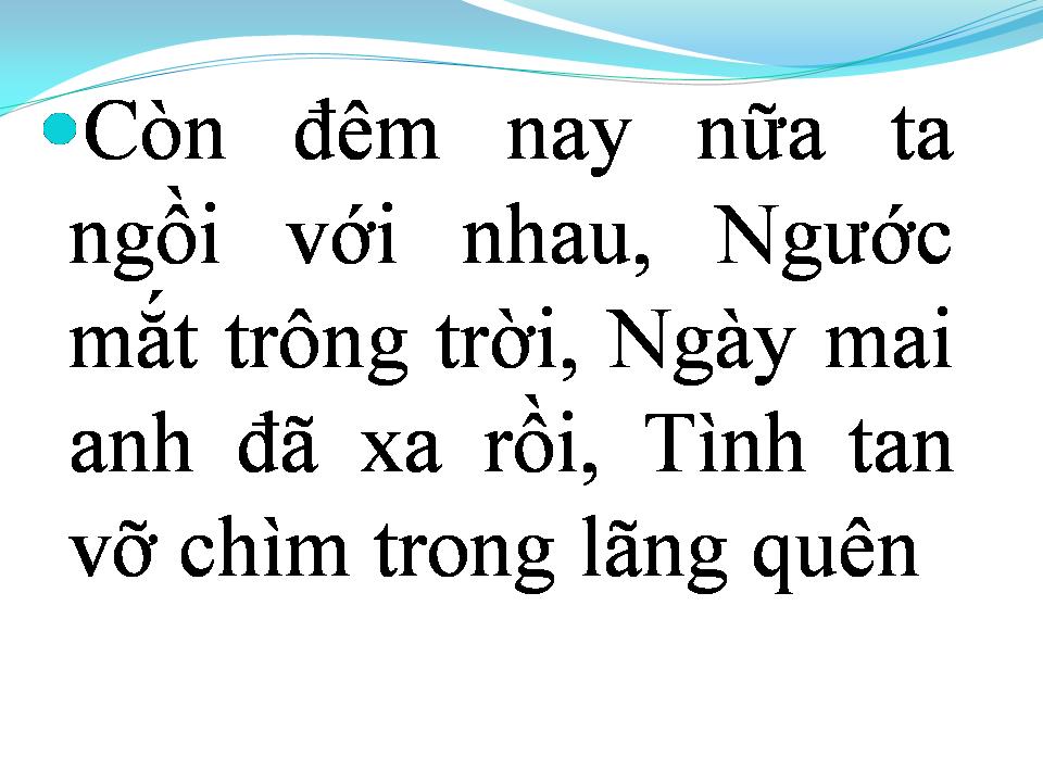 Lời bài hát CHUYỂN BẾN