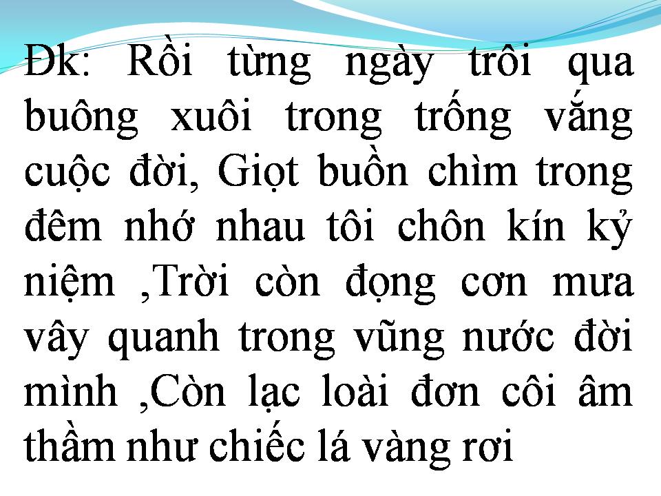 Lời bài hát CHUYỆN BÌNH THƯỜNG