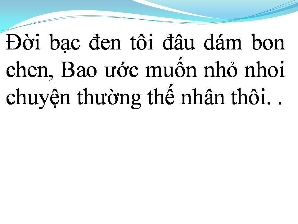 Lời bài hát CHUYỆN BÌNH THƯỜNG