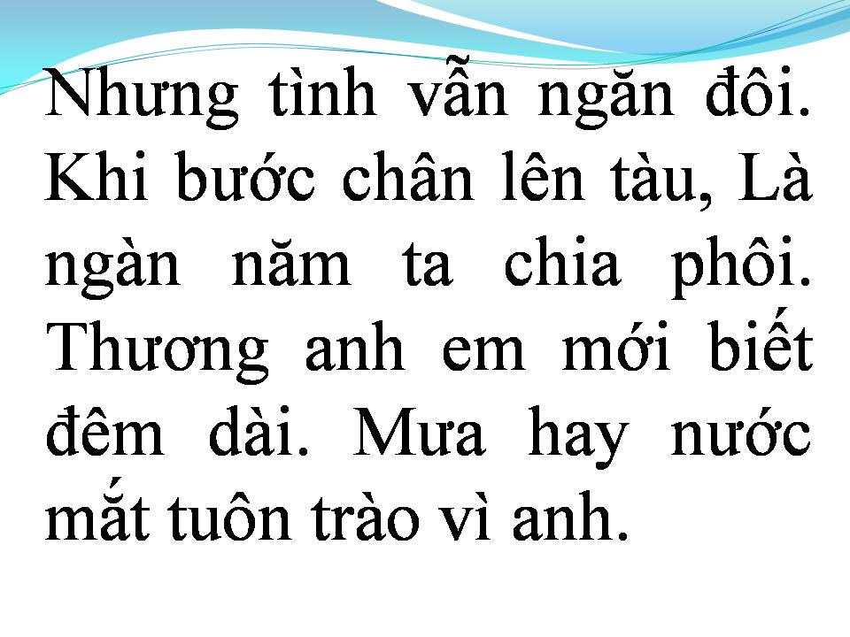 Lời bài hát CHUYỆN BUỒN NGÀY XUÂN