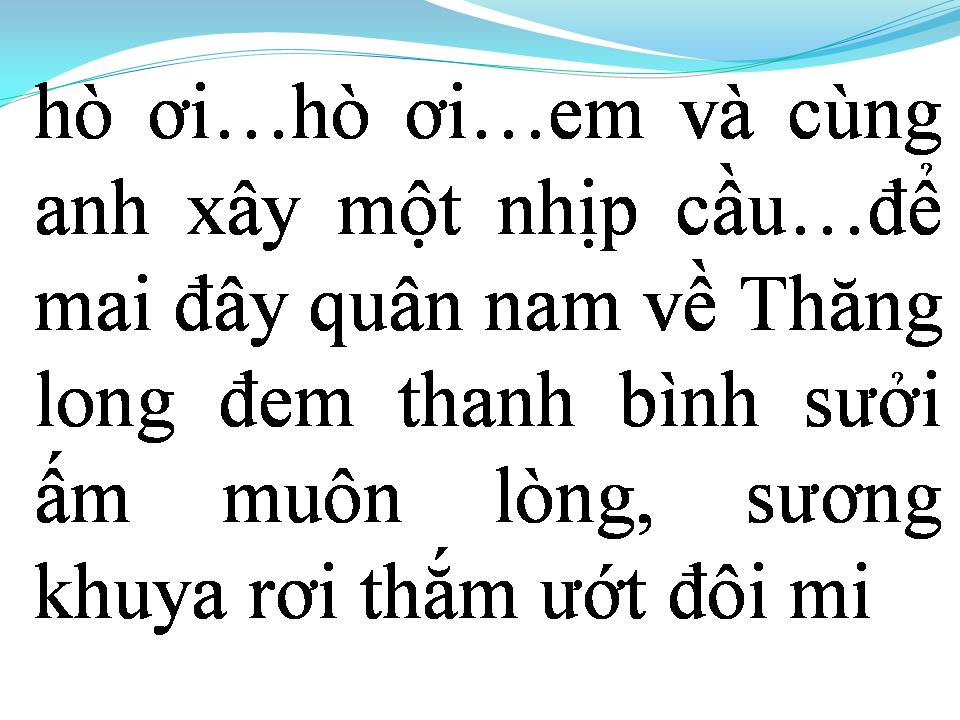 Lời bài hát CHUYẾN ĐÒ VĨ TUYẾN