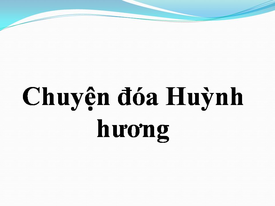 Lời bài hát CHUYỆN ĐÓA QUỲNH HƯƠNG