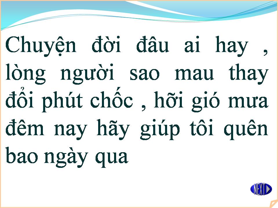 Lời bài hát CHUYỆN ĐỜI