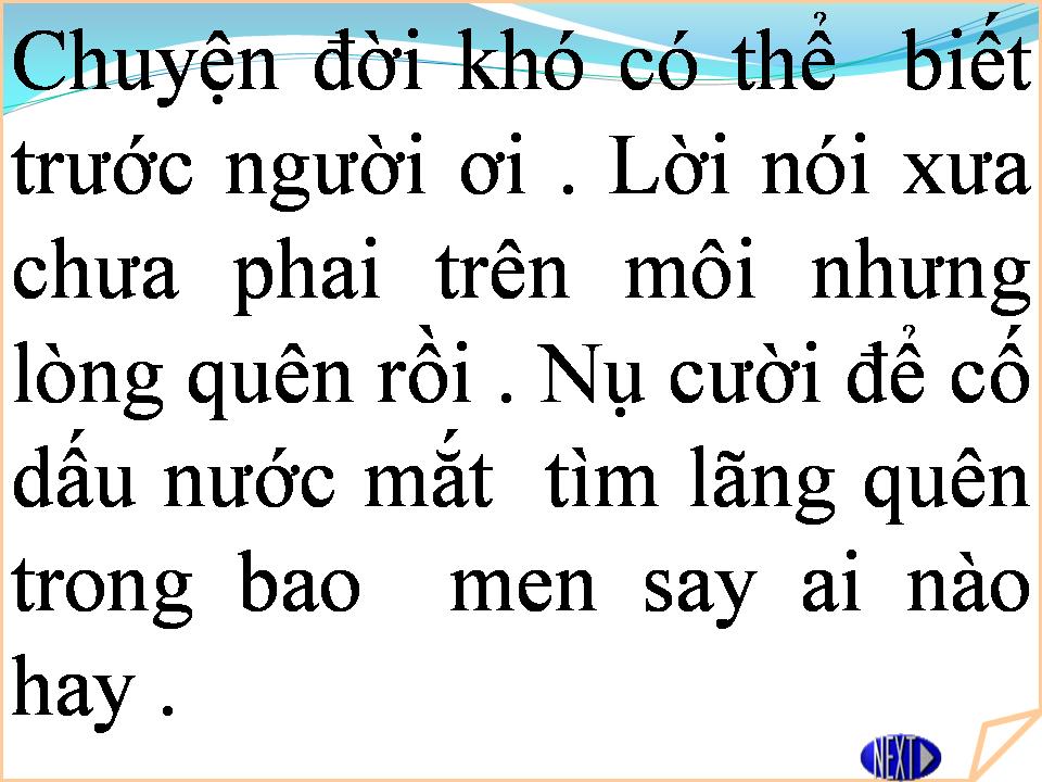 Lời bài hát CHUYỆN ĐỜI