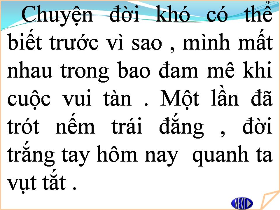 Lời bài hát CHUYỆN ĐỜI
