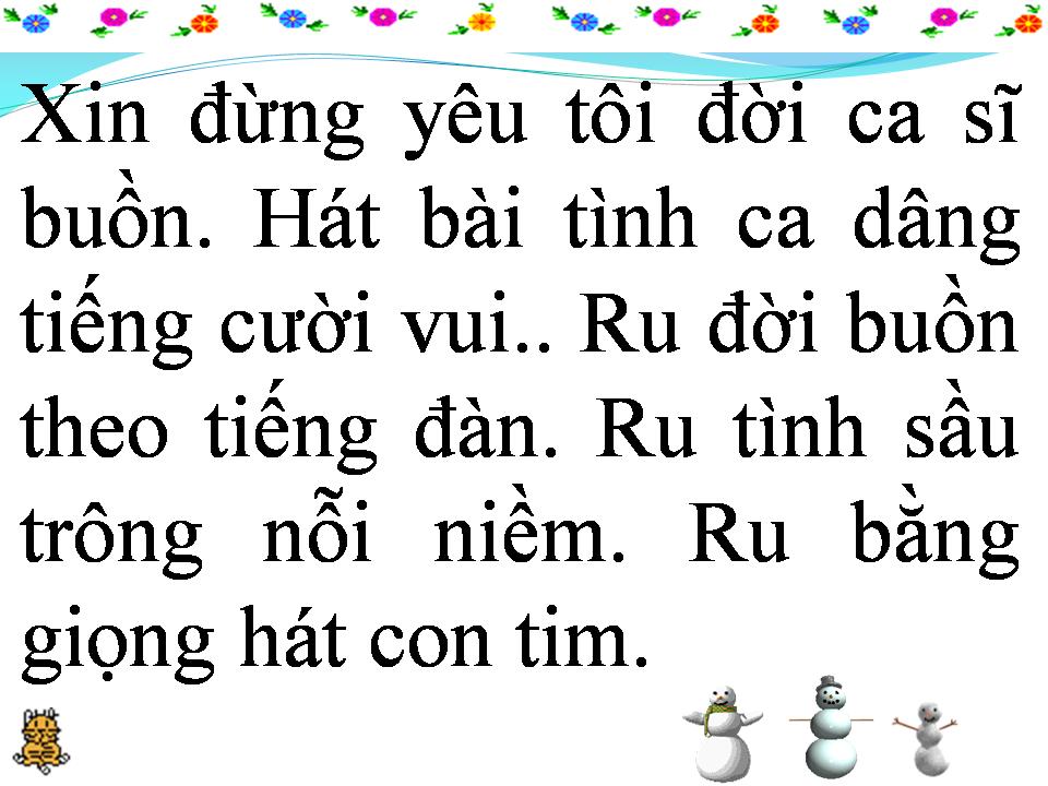 Lời bài hát CHUYỆN ĐỜI CA SĨ