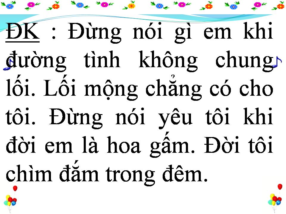 Lời bài hát CHUYỆN ĐỜI CA SĨ