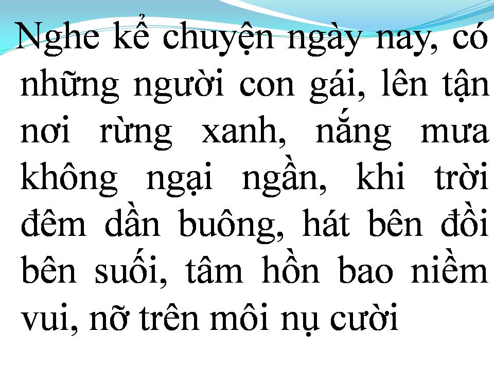 Lời bài hát CHUYỆN ĐỜI XƯA CHUYỆN NGÀY NAY