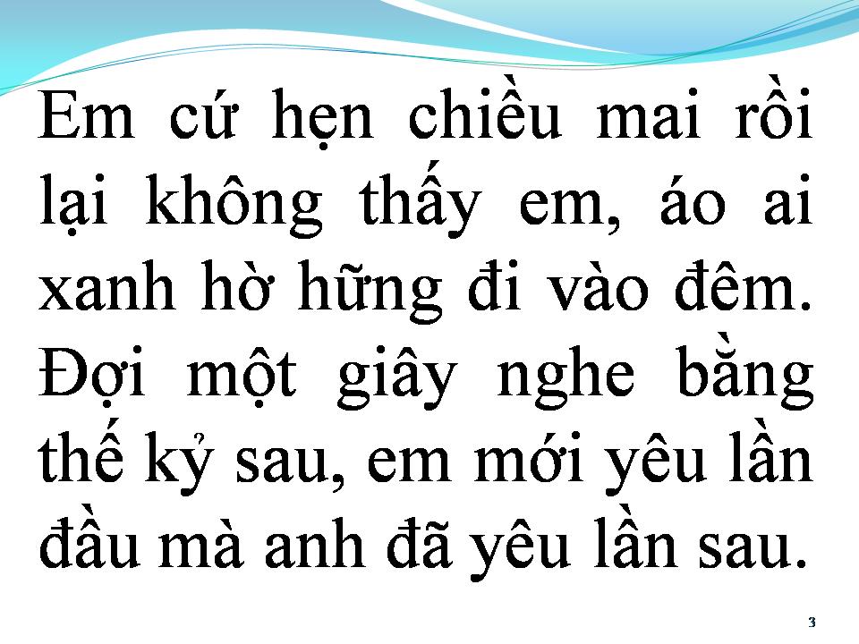 Lời bài hát CHUYỆN HẸN HÒ