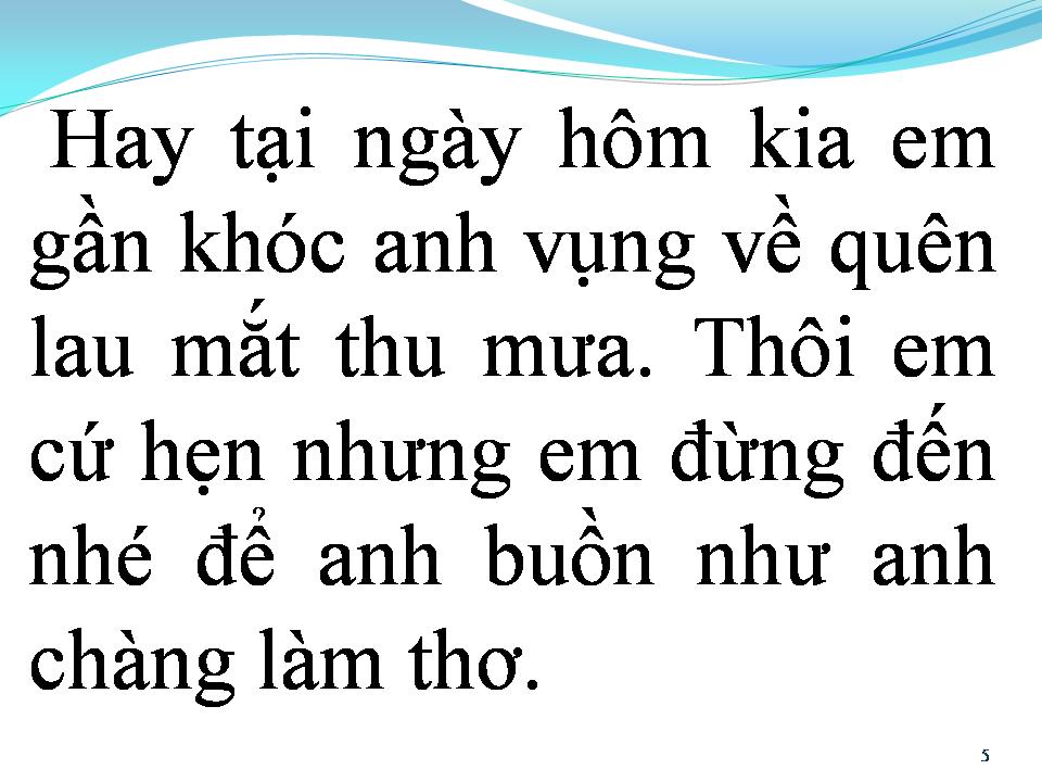 Lời bài hát CHUYỆN HẸN HÒ