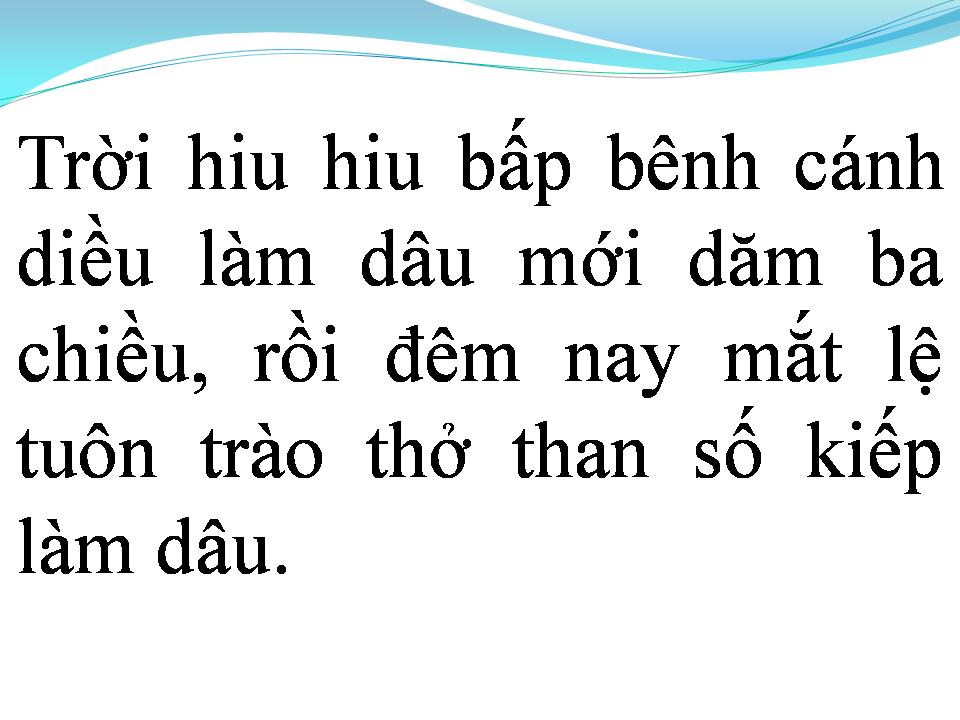 Lời bài hát CHUYỆN LÀM DÂU