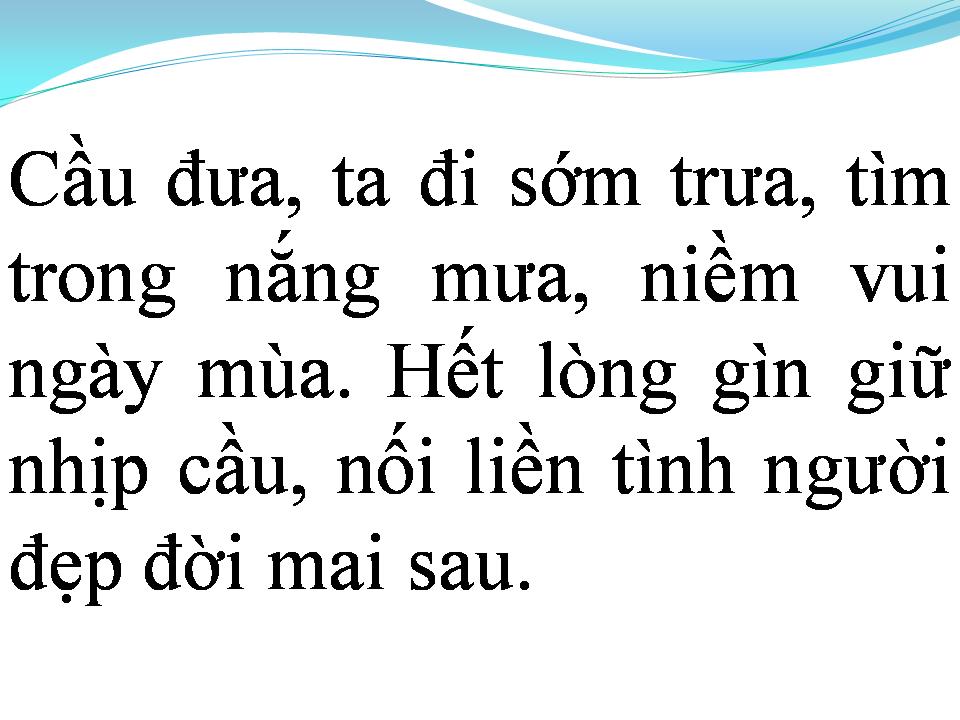 Lời bài hát CHUYỆN MỘT CHIẾC CẦU ĐÃ GÃY