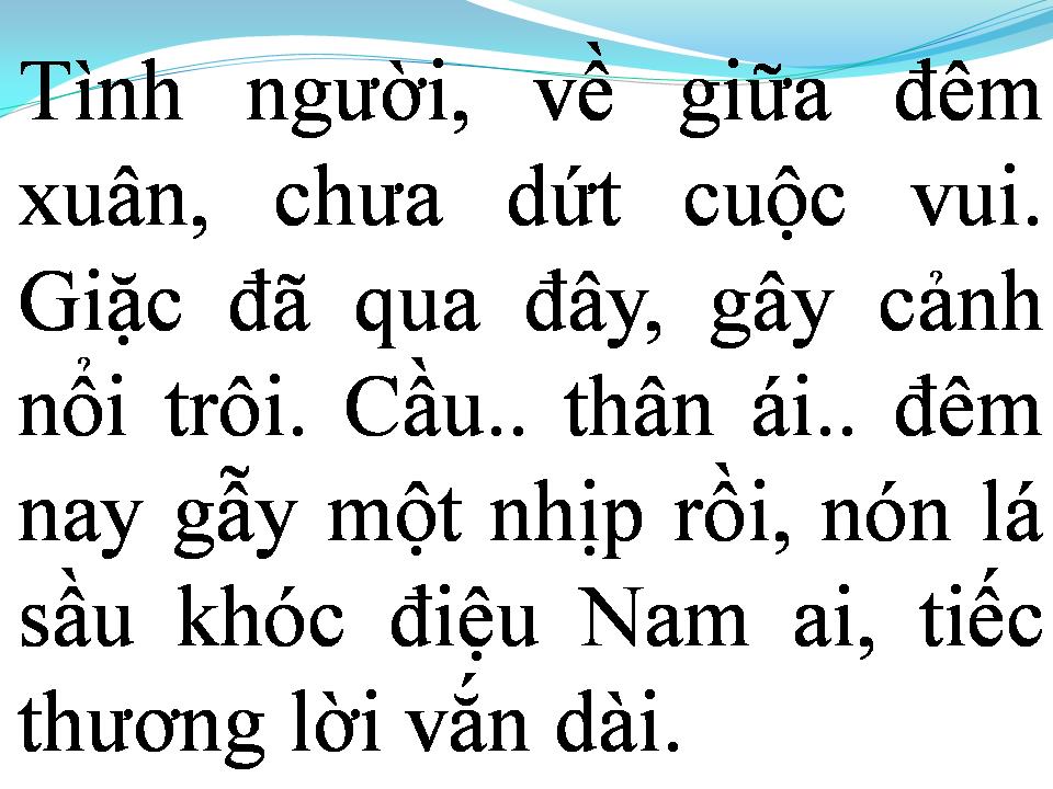 Lời bài hát CHUYỆN MỘT CHIẾC CẦU ĐÃ GÃY