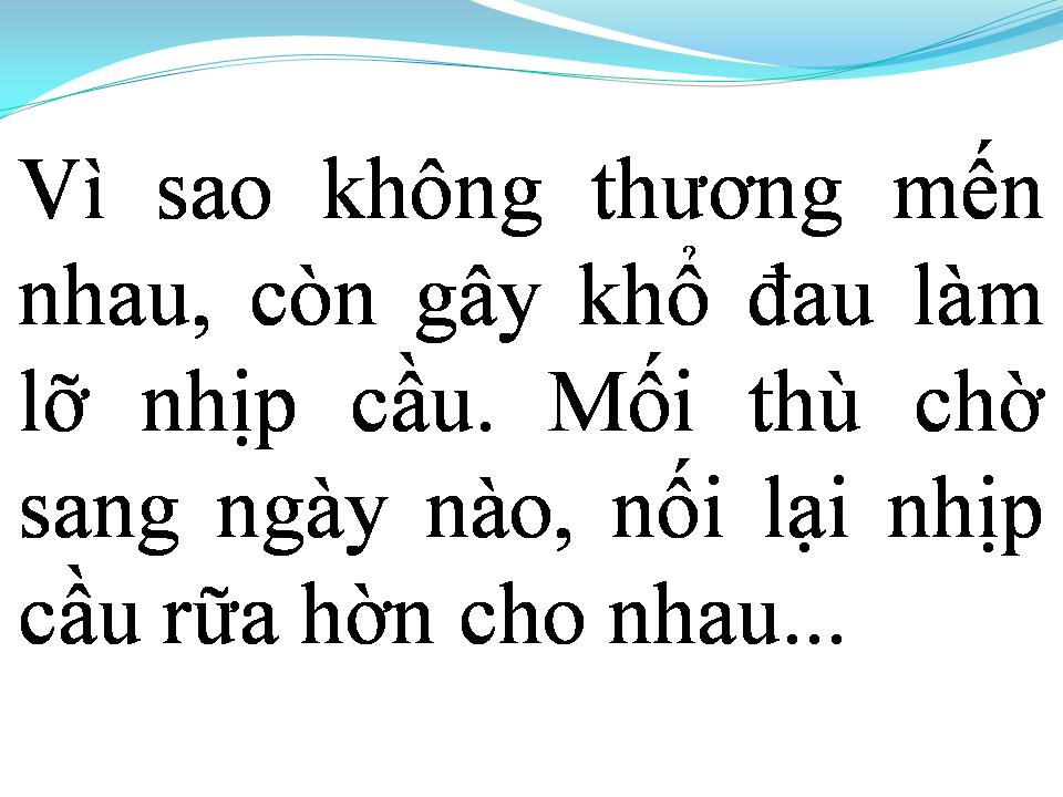 Lời bài hát CHUYỆN MỘT CHIẾC CẦU ĐÃ GÃY