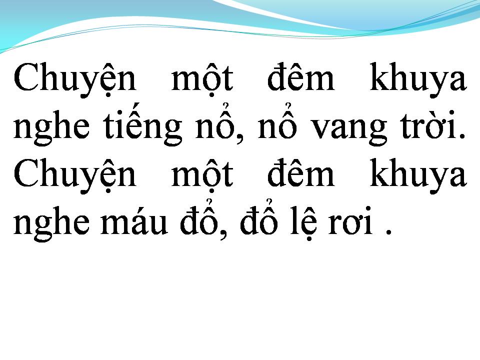 Lời bài hát CHUYỆN MỘT ĐÊM
