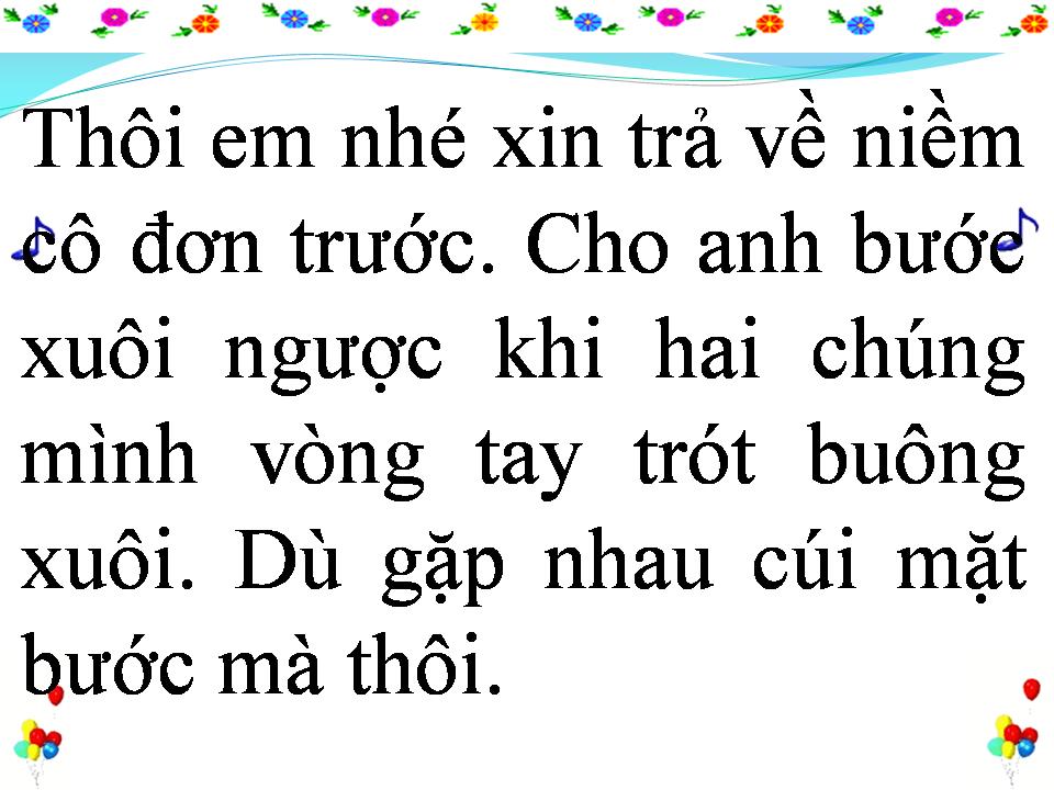 Lời bài hát CHUYỆN NGÀY XƯA