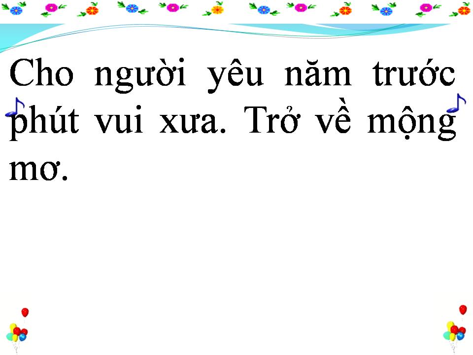 Lời bài hát CHUYỆN NGÀY XƯA