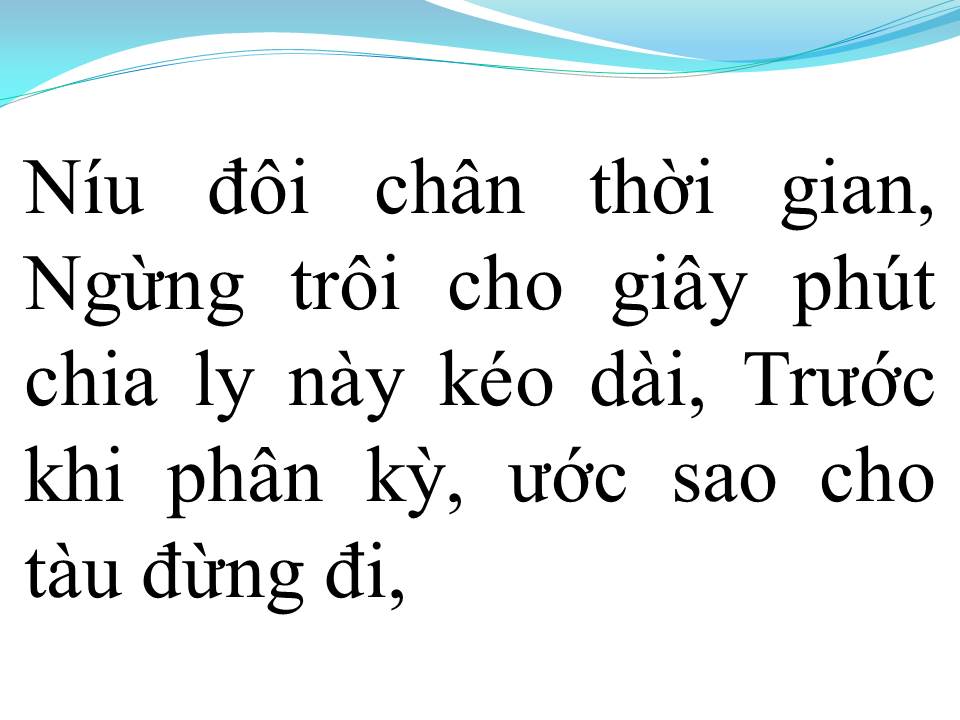 Lời bài hát CHUYẾN TÀU HOÀNG HÔN