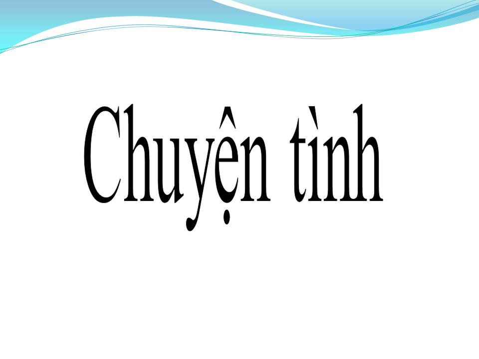 Lời bài hát CHUYỆN TÌNH