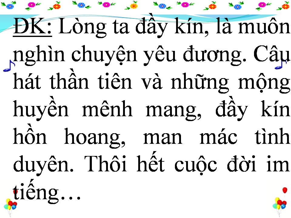 Lời bài hát CHUYỆN TÌNH