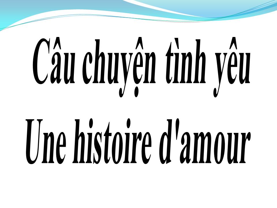 Lời bài hát CHUYỆN TÌNH (LOVE STORY)