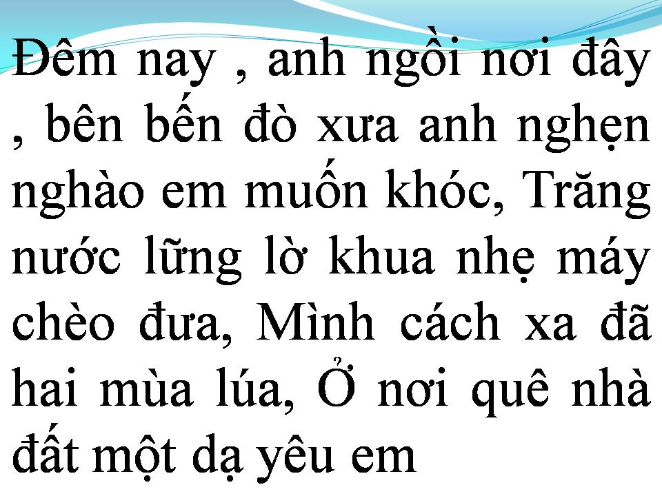Lời bài hát CHUYỆN TÌNH ANH BA ĐẤT