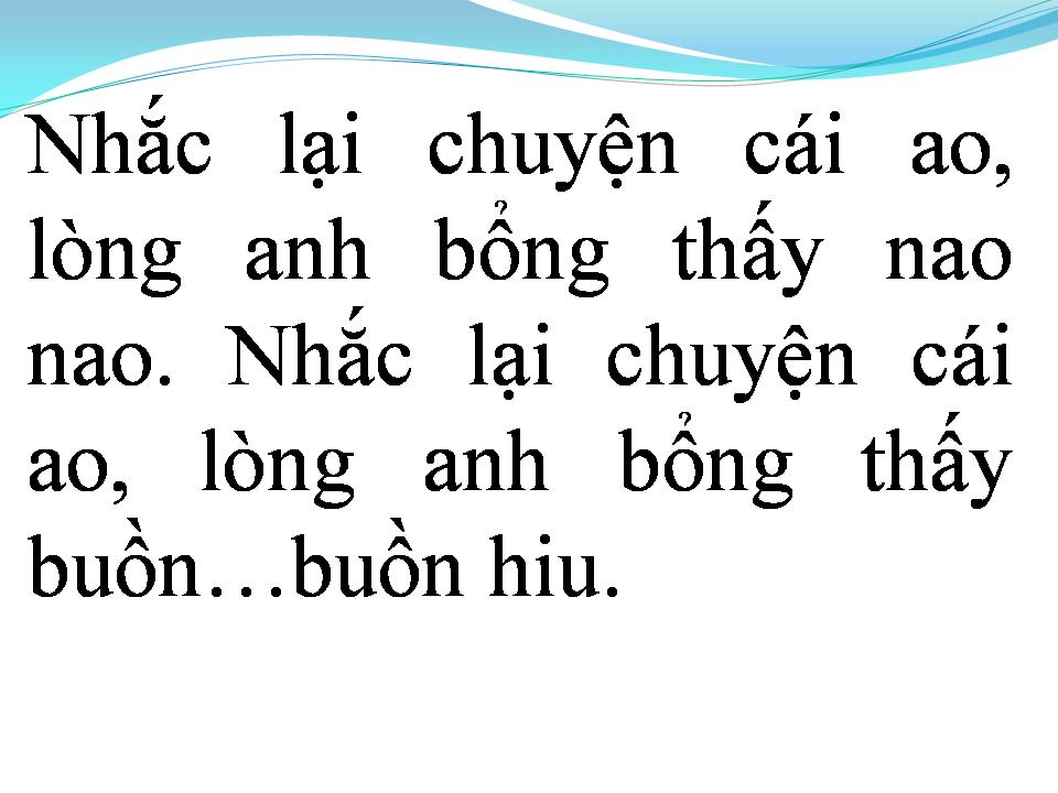 Lời bài hát CHUYỆN TÌNH BÊN AO CÁ