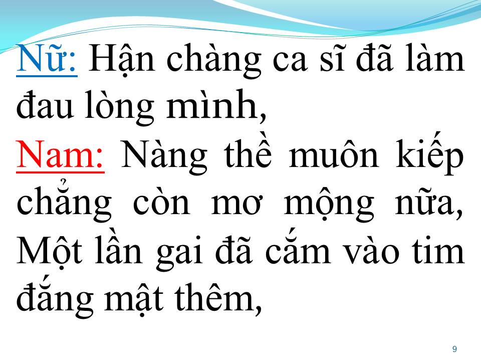 Lời bài hát CHUYỆN TÌNH CÔ GÁI HÁI SẦU RIÊNG (CHUYỆN VƯỜN SẦU RIÊNG)