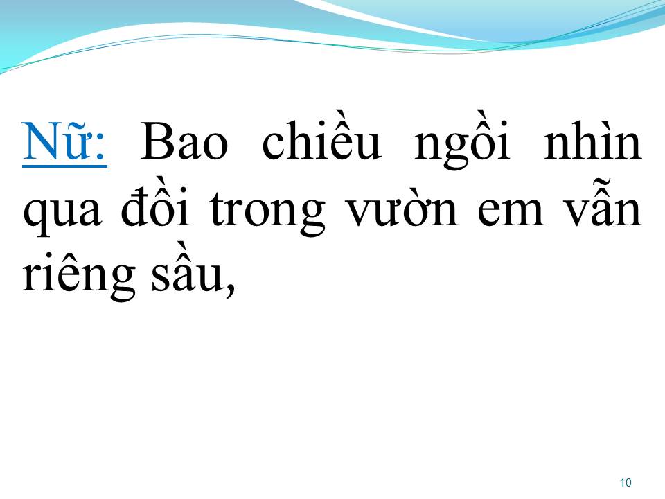 Lời bài hát CHUYỆN TÌNH CÔ GÁI HÁI SẦU RIÊNG (CHUYỆN VƯỜN SẦU RIÊNG)